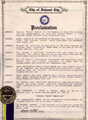 City of National City Proclamation (1999)